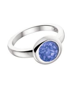 LifeStone™ Classic Round Cremation Ashes Ring