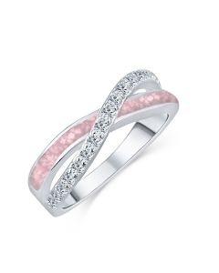 LifeStone™ Ladies Eternal Kiss Cremation Ashes Ring