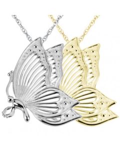 Fly High Butterfly Cremation Ashes Memorial Pendant