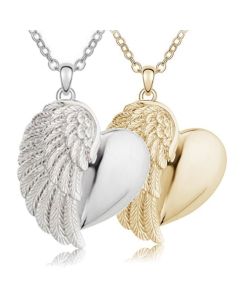 Heavenly Heart Cremation Ashes Memorial Pendant