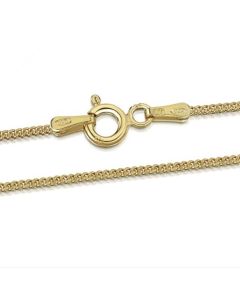 Premium Gold Plated Curb Chain 18"