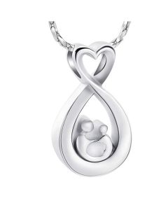 Together Always - Stainless Steel Cremation Ashes Jewellery Pendant